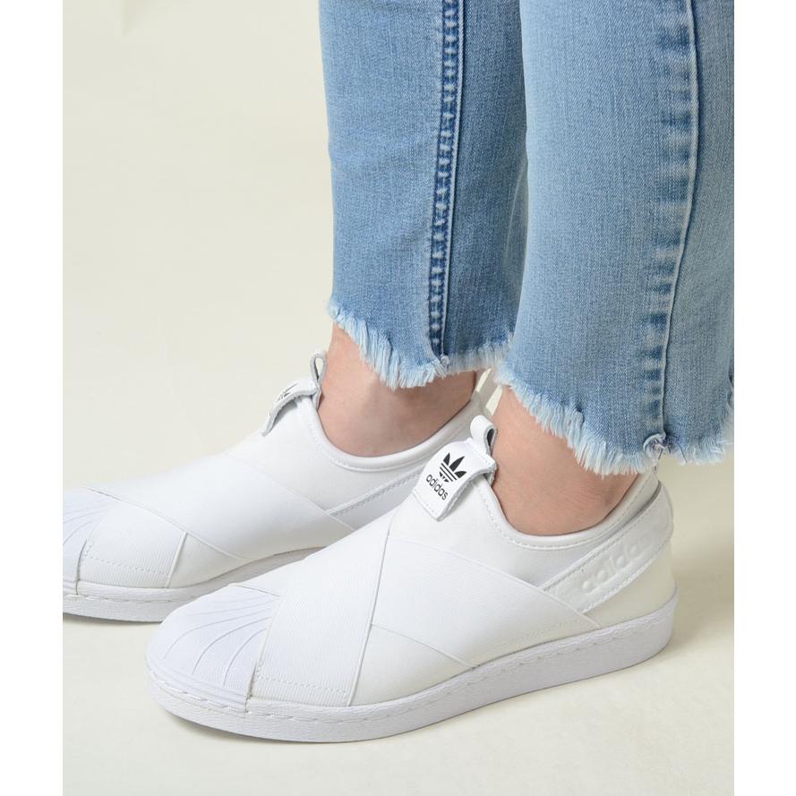 Adidas Superstar Slip On W アディダス スーパースター スリッポン ホワイト 白 レディース スニーカー S S Honey 通販 Yahoo ショッピング