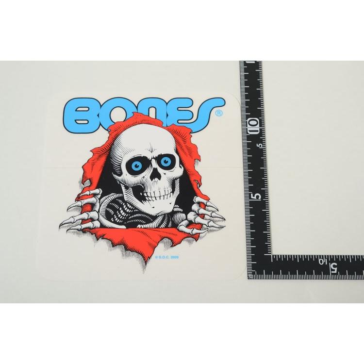 BONES STICKER ボーンズ スケート ステッカー ドクロ ホワイト : HONEY