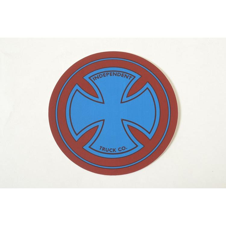INDEPENDENT TRUCK COMPNY Sticker インデペンデント スケート ステッカー ブルー×バーガンディ : HONEY ...