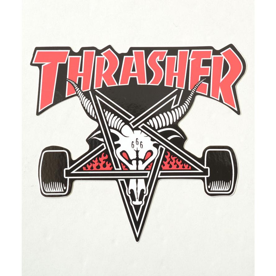 THRASHER（スラッシャー） THRASHER STICKER ステッカー ブラック