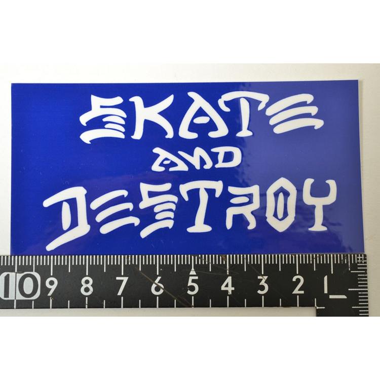 THRASHER（スラッシャー） THRASHER STICKER ステッカー ブルー