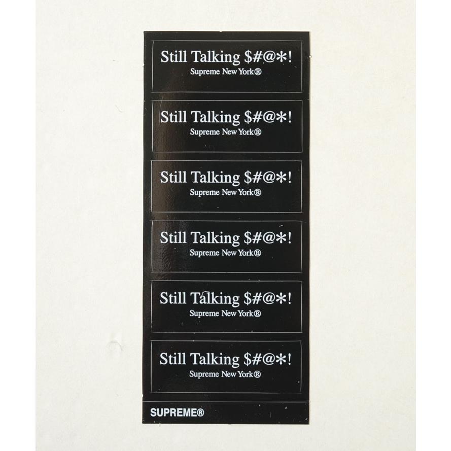 Supreme Still Talking Sticker シュプリーム スティル トーキング