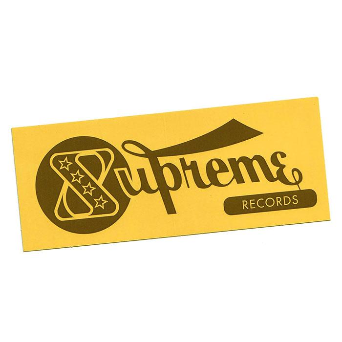 Supreme（シュプリーム） Supreme Records Sticker レコード