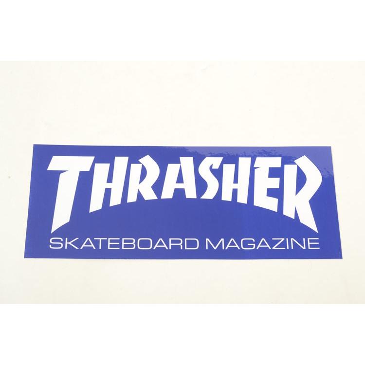 THRASHER STICKER スラッシャー ステッカー ブルー 大 : HONEY - 通販
