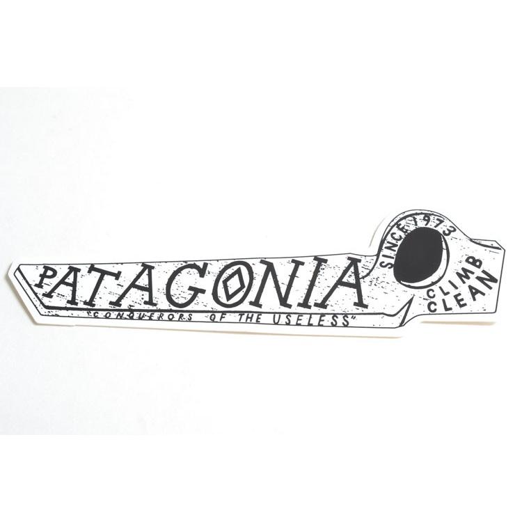 patagonia ステッカー カッティング　白 20枚 patagonia（パタゴニア） patagonia sticker ステッカー(CLIMB CLEAN