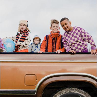 CarlijnQ カーラインク アウター ジャケット stripe koi - bomber kids