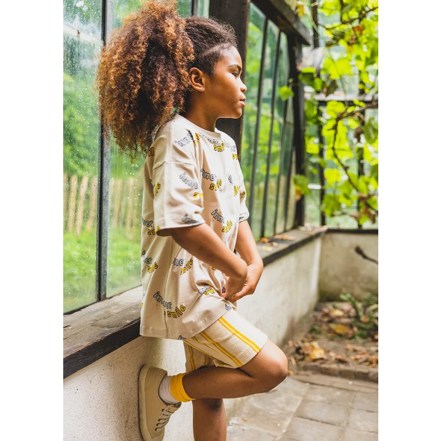 CarlijnQ カーラインク ハーフパンツ Stripes yellow - bermuda KIDS