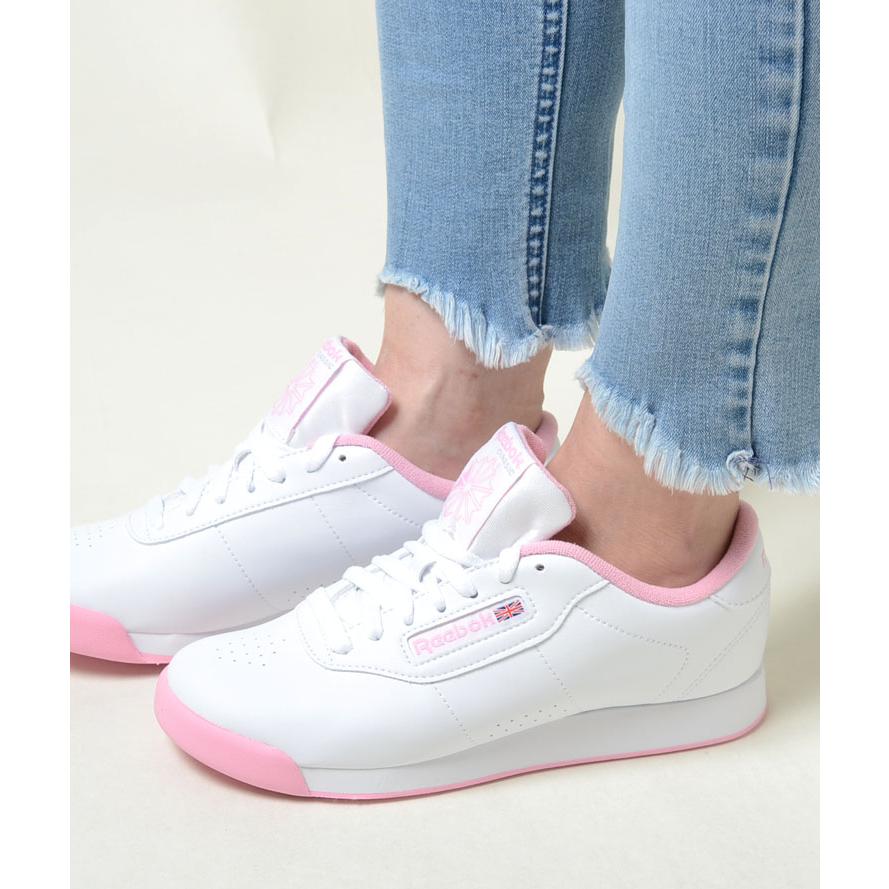 Reebok（リーボック） REEBOK PRINCESS プリンセス ホワイト×ピンク 白