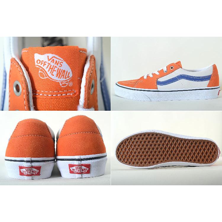 VANS（ヴァンズ） VANS SK8-LOW バンズ スケート オレンジ×ブルー