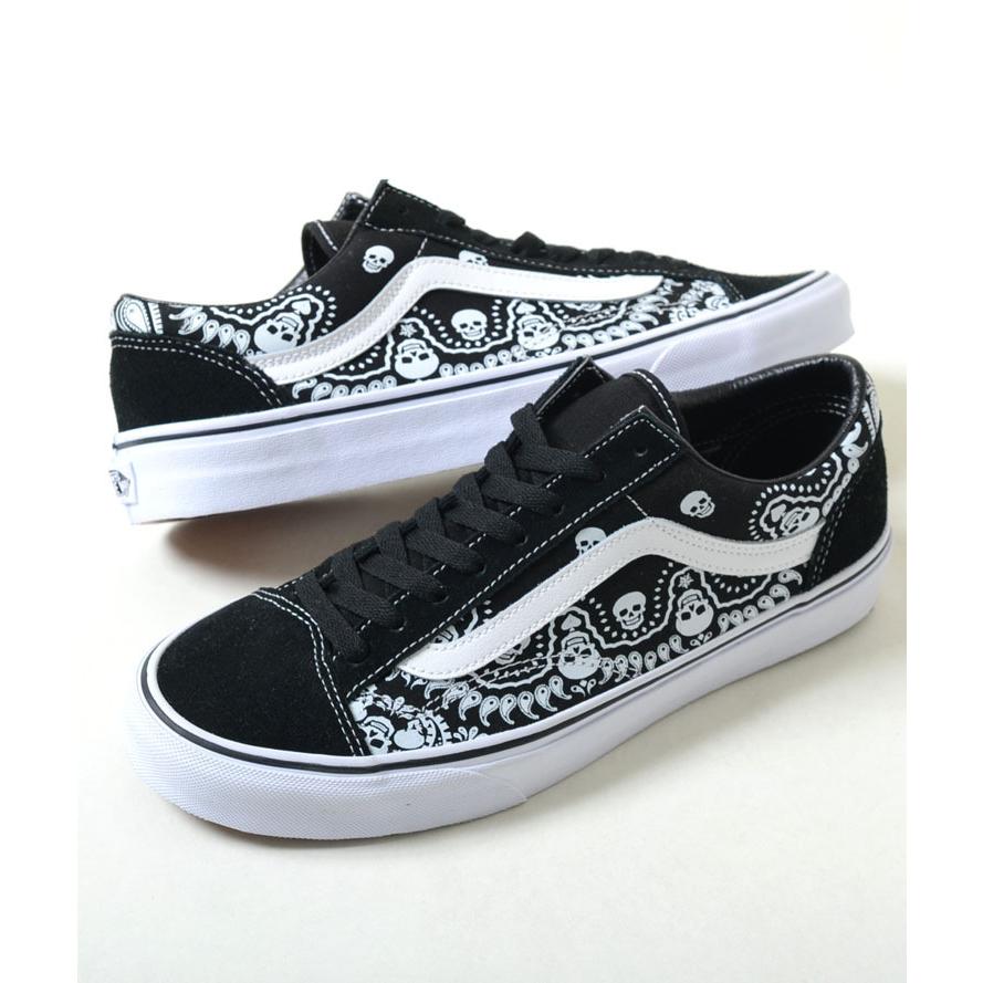 VANS STYLE 36 バンズ ヴァンズ スタイル36 ブラックバンダナ柄 VANS STYLE 36 バンズ ヴァンズ スタイル36 ブラックバンダナ柄
