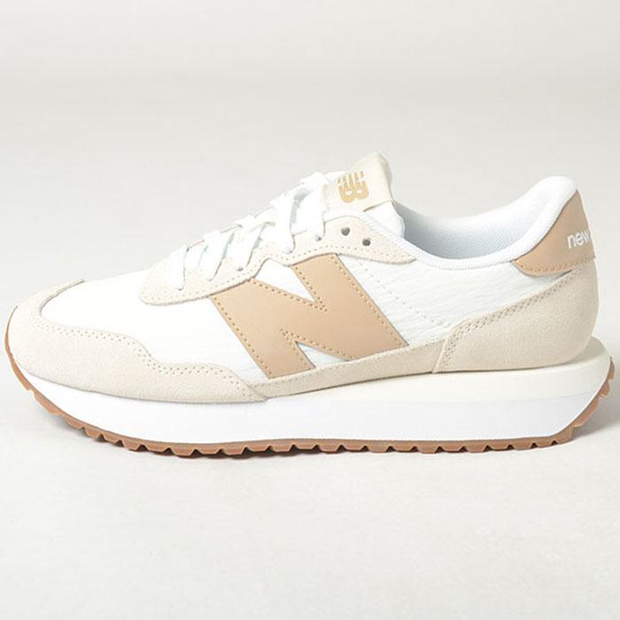 【新品】ニューバランス WS237HTB ホワイト／ベージュ　23㌢ New Balance（ニューバランス） NEW BALANCE WS237 HTB レディース