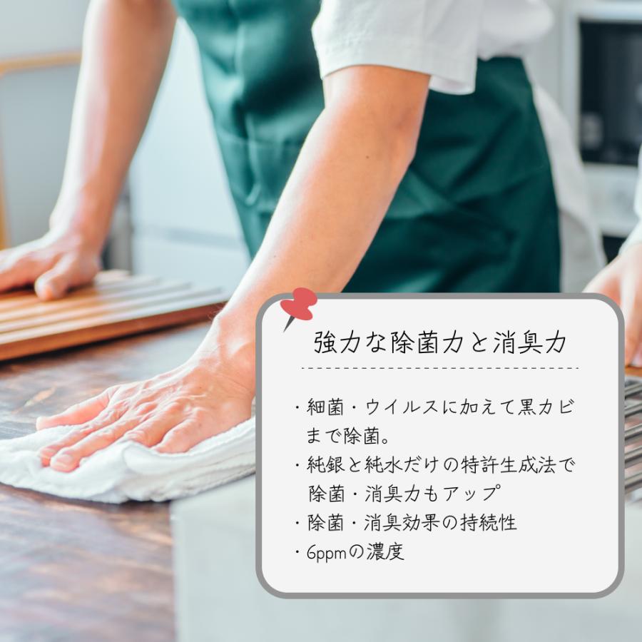 除菌・消臭の純日本産　銀イオン水 Pico Fine Ag+ 6ppm 200ml 手肌の荒れの心配なし　アルコール不使用の除菌 送料無料 |  | 01
