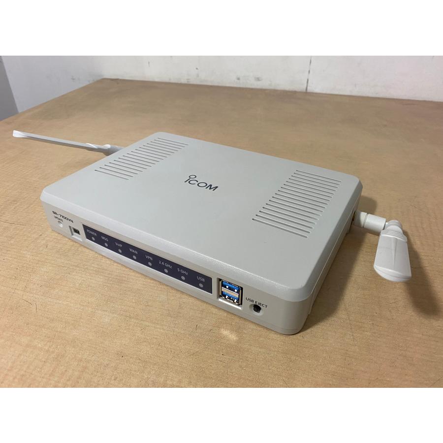 12】iICOM ワイヤレス ブロードバンドルーター SR-7100VN 美品 純正