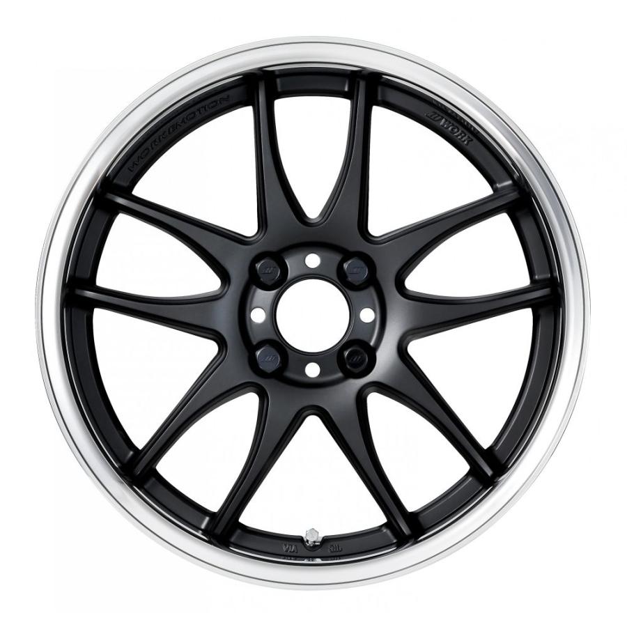 WORK エモーション CR 2P 16インチ×6J 4-100 FRリム ワーク ホイール 1
