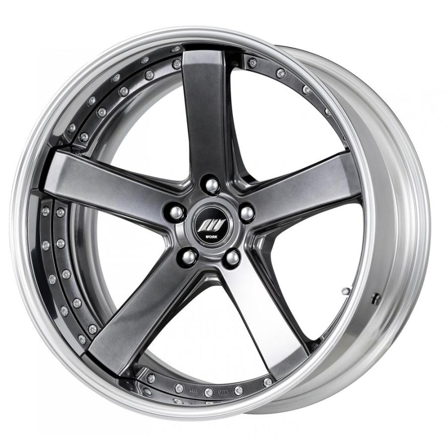 WORK バックレーベル BST2 20インチ×9J FRリム ワーク ホイール 1本  