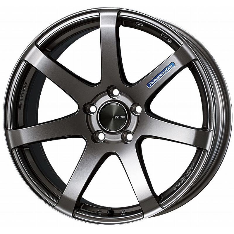 エンケイ ENKEI PF07（現行品) 4本 美品 ENKEI（エンケイ） パフォーマンスライン PF07 17インチ×9J +20 5H