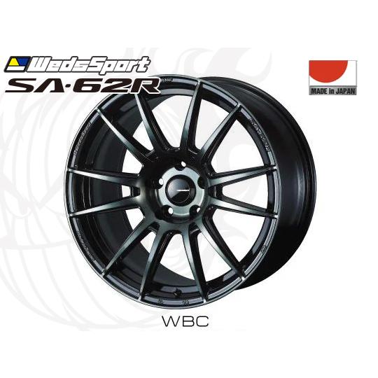 WedsSport SA-62R WBC M 18インチ×8.5J +52 5H-114.3 φ73 ウェッズ 