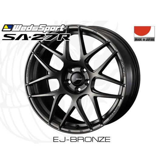 WedsSport SA-27R EJ-BRO FR 17インチ×7J +53 5H-114.3 φ73 ウェッズ