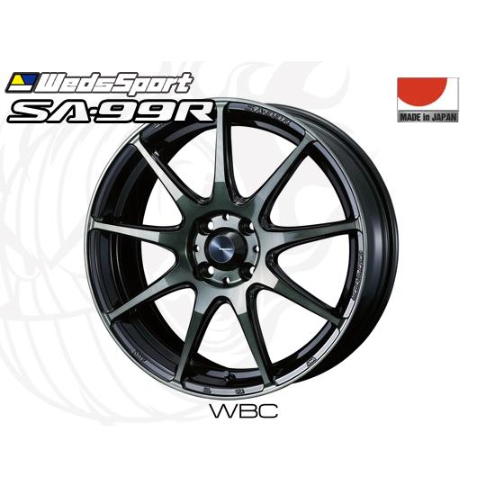 WedsSport SA-99R WBC 17インチ×6.5J +50 4H-100 φ65 ウェッズスポーツ