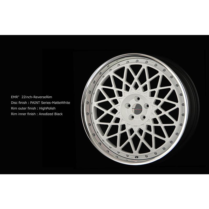 ハイパーフォージド EMR 22インチ×13.5J 5-100〜5-130 Fフェイス 