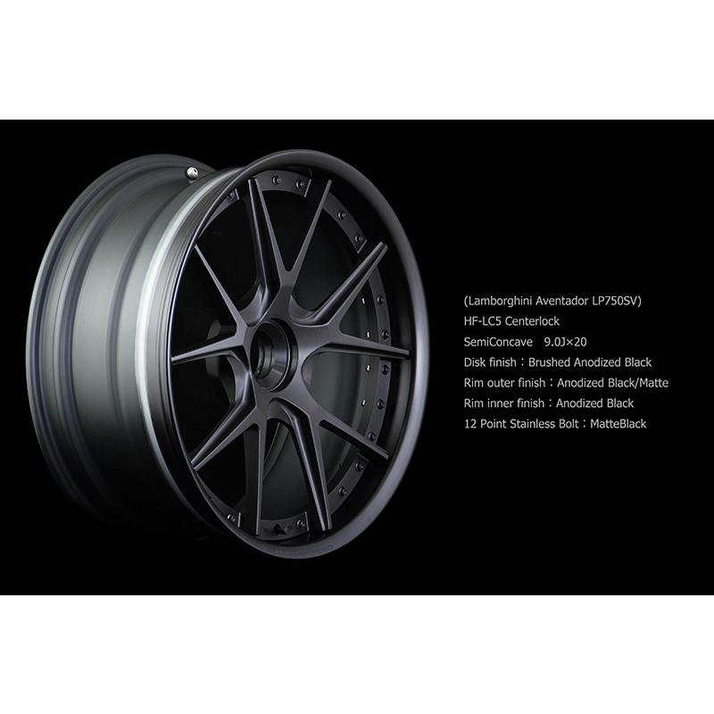 ハイパーフォージド LC5 CL 19インチ×10J Sコンケイブ/リバース HYPER