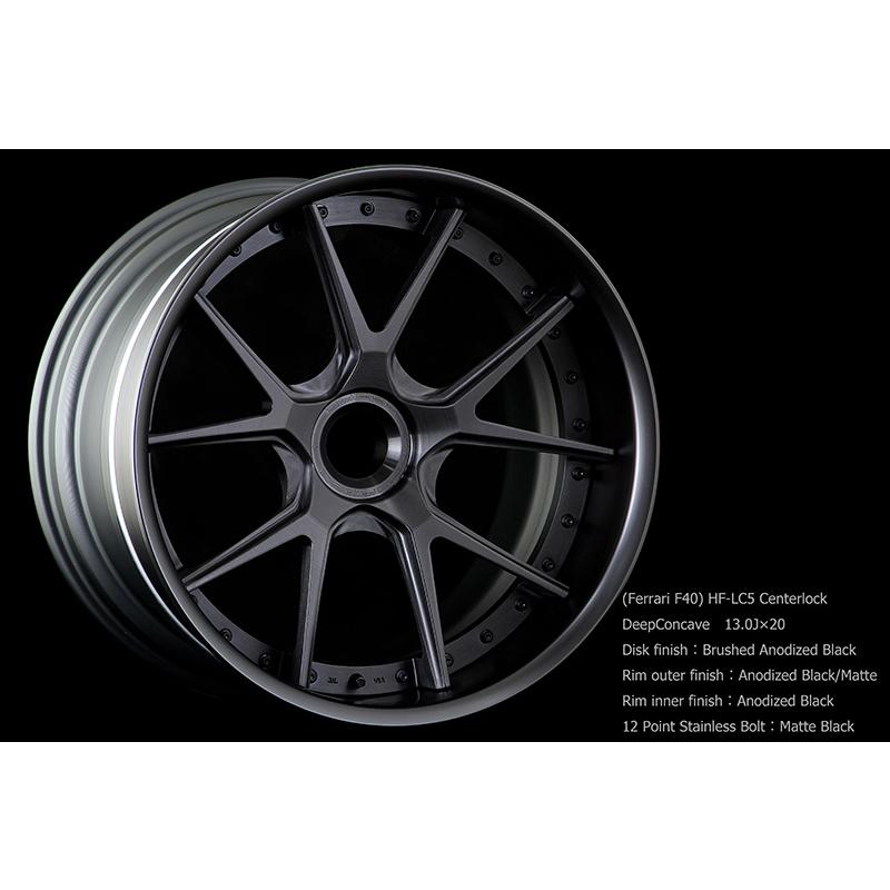 ハイパーフォージド LC5 CL 20インチ×8.5J Dコンケイブ/リバース HYPER