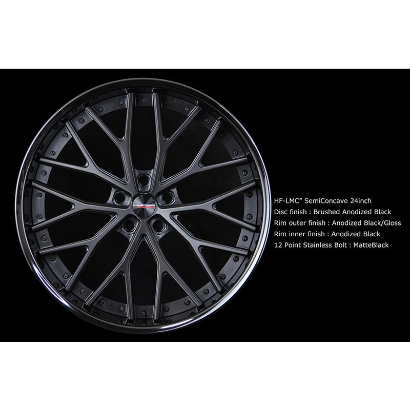 ハイパーフォージド LMC 24インチ×10J 5-112〜5-150 Sコンケイブ 