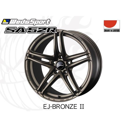 WedsSport SA-52R EJ-BRO2 R 18インチ×9J +25 5H-114.3 φ73 ウェッズ