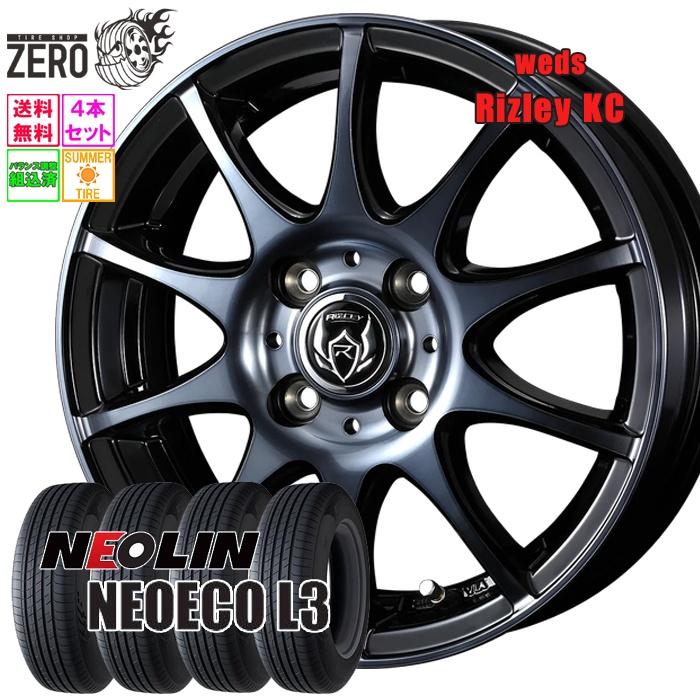 NEOLIN（ネオリン） 185/60R15 サマータイヤホイールセット ネオエコ L3 KI BP 15インチ×5.5J +50 4H ...