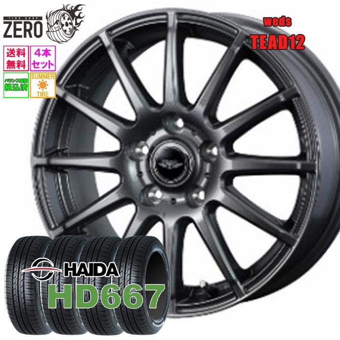 HAIDA 195/65R15 サマータイヤホイールセット ハイダ HD667 テッド12 