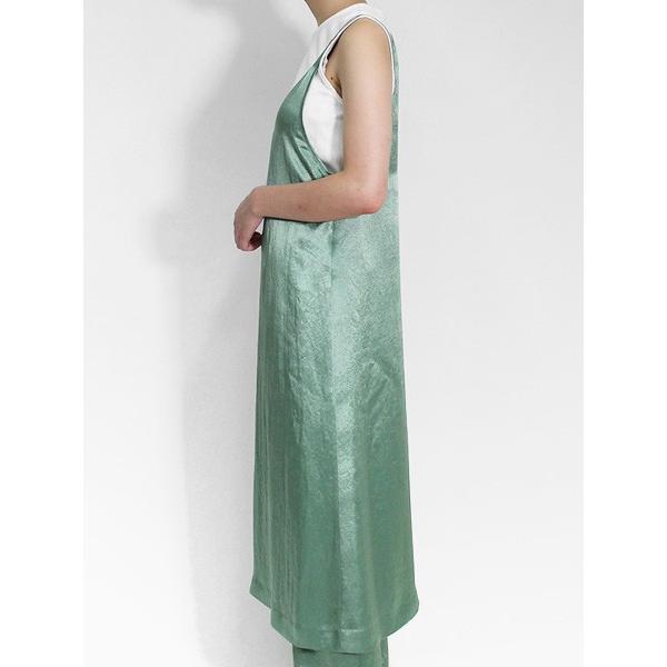 ケンジヒキノ Kenji Hikino サテンワンピース ドレス キャミワンピ スリット 光沢 緑 ミントグリーン レディース Satin Slit Dress Mint Lady S 19in Rl Kh15 Opm Bags Groove 通販 Yahoo ショッピング