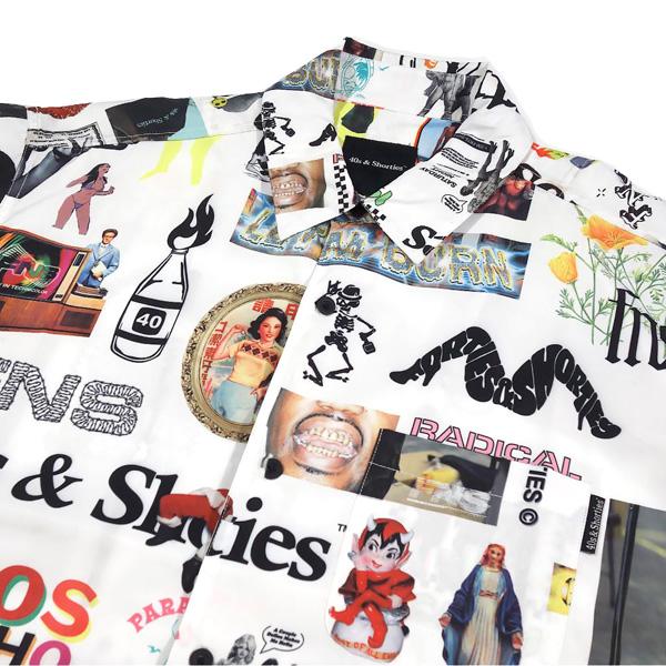 フォーティスアンドショーティース 40s Shorties ウォールペーパー シャツ 半袖 ショートスリーブ 総柄 メンズ M Xl マルチカラー Wallpaper Shirt fl 40s Su05 Bags Groove 通販 Yahoo ショッピング