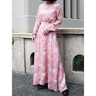 ゴスペル Ghospell 花柄ロングワンピース Sサイズ ピンク レデース ドレス ロング丈 マキシ丈 Ornate Floral Midi Dress Pink Lady S in Rl Drg408 Bags Groove 通販 Yahoo ショッピング