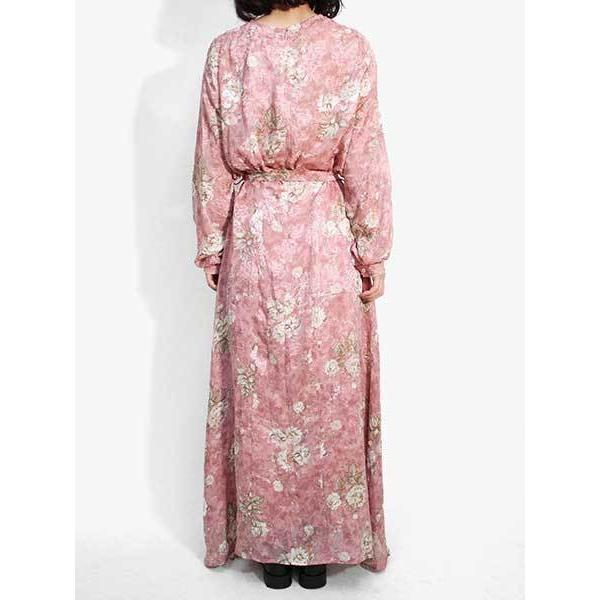 ゴスペル Ghospell 花柄ロングワンピース Sサイズ ピンク レデース ドレス ロング丈 マキシ丈 Ornate Floral Midi Dress Pink Lady S in Rl Drg408 Bags Groove 通販 Yahoo ショッピング