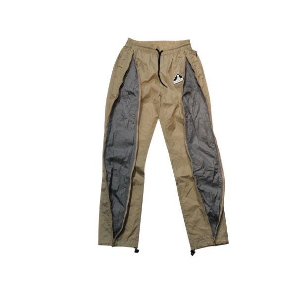 khaki track pants