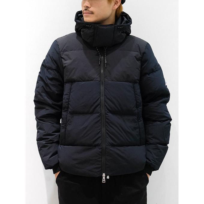 別倉庫からの配送 ダウンジャケット Heights Cape ケープハイツ ダウンジャケット Heights 1万円以上で送料無料 Cape ニューフェーンジャケット Black Jacket 2 Newfane S M ブラック 黒 リップストップ生地 メンズ コート アウター Affaires Sociales Gouv Cg