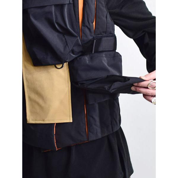 LEH（レー） ベスト メンズ フリーサイズ ブラック トップス