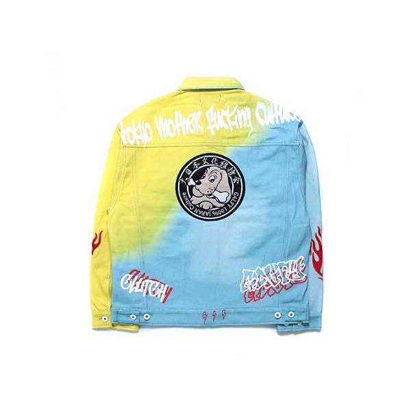 ガルフィー Galfy デニムジャケット 炭黒 ブラック 青空 ブルー みどり グリーン メンズ アウター Gジャン 刺繍 パリピ Gジャン 3 Color 21lo Gfy Ss1000 Bags Groove 通販 Yahoo ショッピング