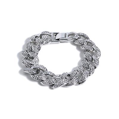 アドバンス ADVANCE デザインタイプ シルバー ブレスレット メンズ 17cm シルバー SILVER BRACELET -20cm×1.5cm-｜ecoandstyle