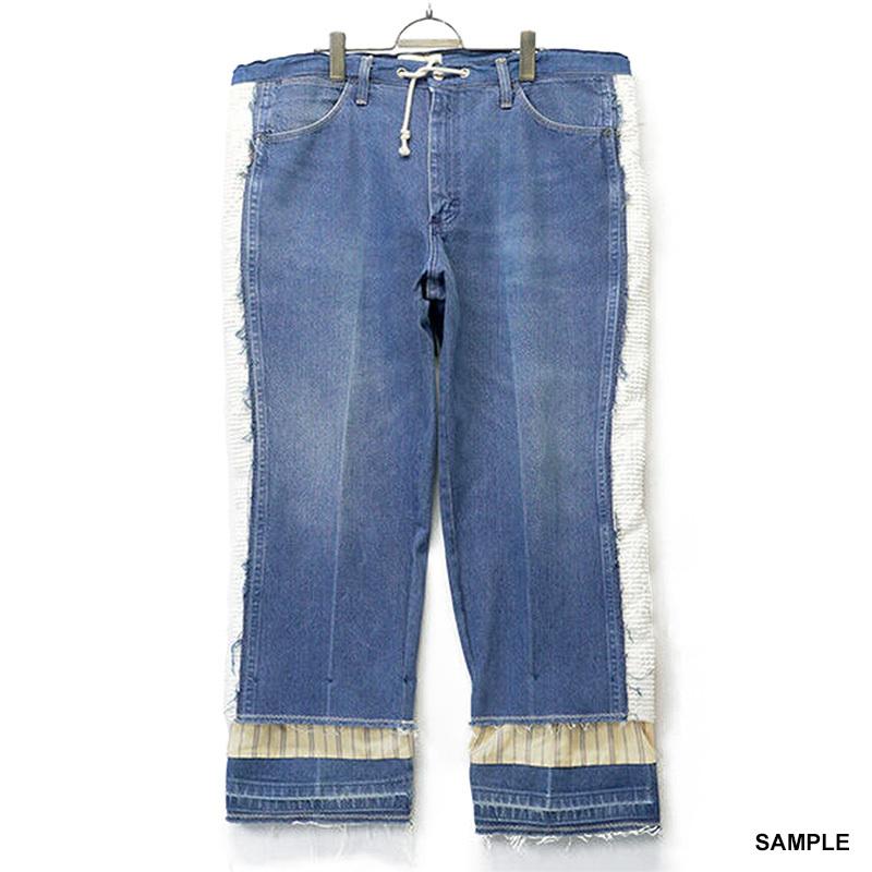 マスターキー masterkey リメイクデニムパンツ フリーサイズ
