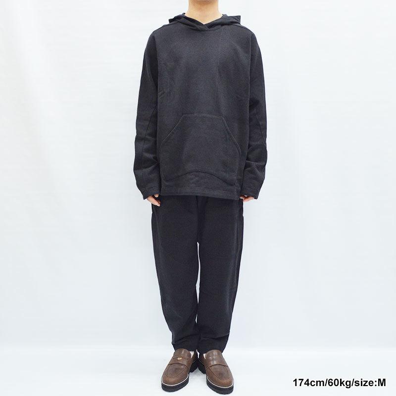 BYBORRE バイボレ ニットパーカー Mサイズ ブラック トップス 長袖