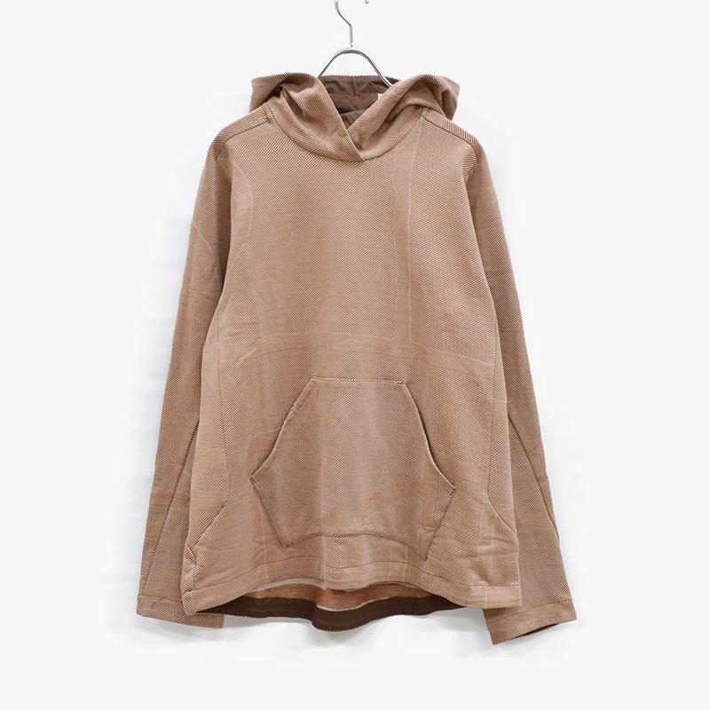 BYBORRE バイボレ ニットパーカー Mサイズ ブラウン トップス 長袖
