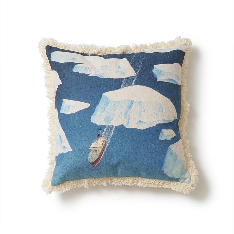 印象のデザイン Ship 雑貨 グラフィック イラスト 50 50cm クッション Cheese The Of Son