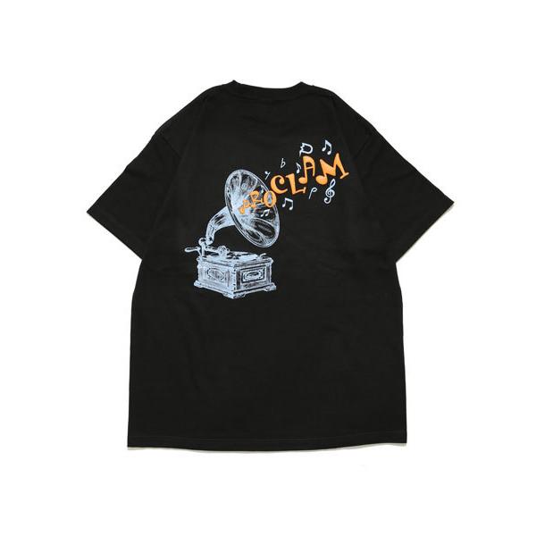 プロクラム PROCLAM Tシャツ PHONOGRAPH TEE -BLACK- ブラック M-XL