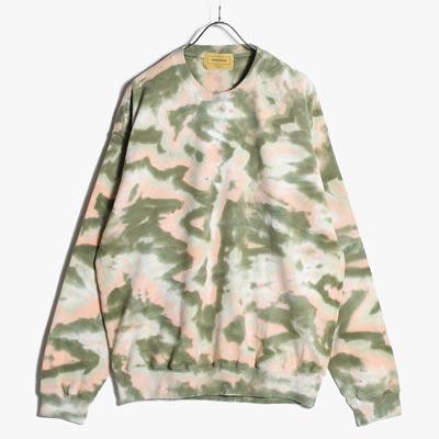 SEVEN BY セブンバイセブン 23SS タイダイニット 柄ニット クルー 