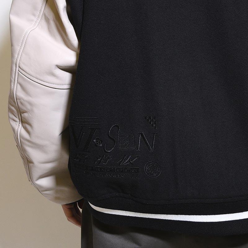 Evisen Skateboards ゑ エビセン スタジャン サイズM/L アウター 長袖 バーシティジャケット ストリート メンズ DELUXE VARSITY BOYS JACKET -2.COLOR-｜ecoandstyle｜14