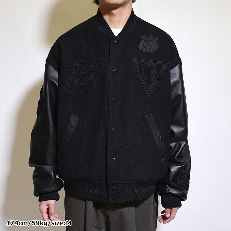 Evisen Skateboards ゑ エビセン スタジャン サイズM/L アウター 長袖 バーシティジャケット ストリート メンズ DELUXE VARSITY BOYS JACKET -2.COLOR-｜ecoandstyle｜16