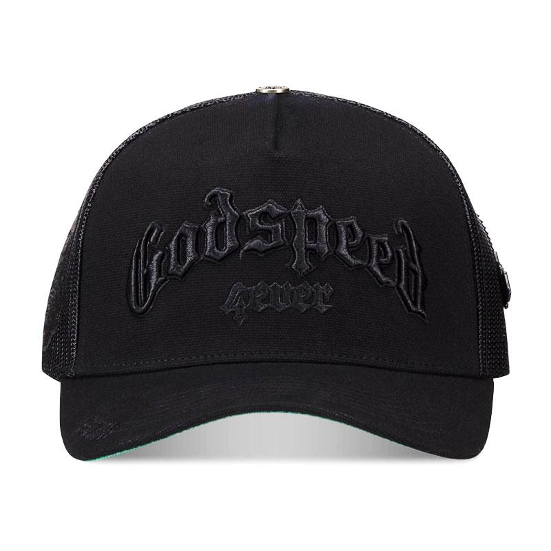 ゴットスピードニューヨーク GODSPEED NEW YORK ロゴ メッシュキャップ ブラック/ホワイト GS4EVER HAT -2.COLOR-｜ecoandstyle｜09