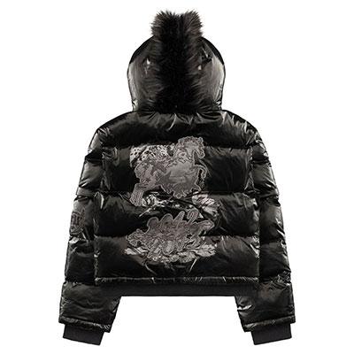 レーサーワールドワイド RACER WORLD WIDE ダウンジャケット ブラック  