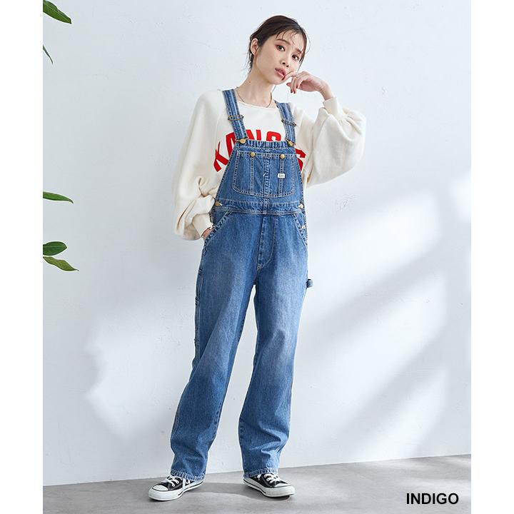 Lee オーバーオール デニム レディース ブラック/ブルー/ホワイト Sサイズ DUNGAREES TAPERED OVERALL -3.COLOR-｜ecoandstyle｜05